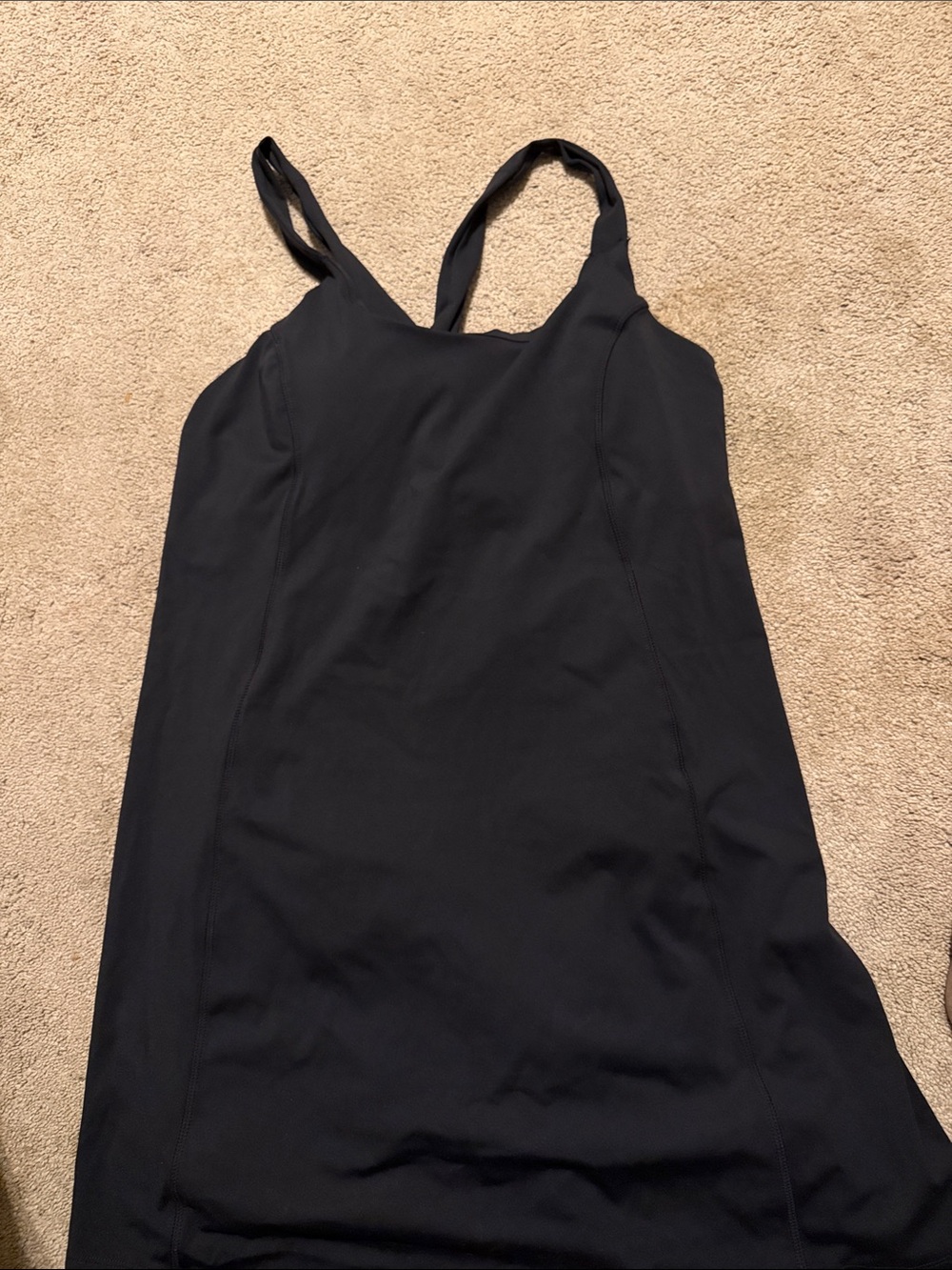 Avia Black Mini Dress with Straps